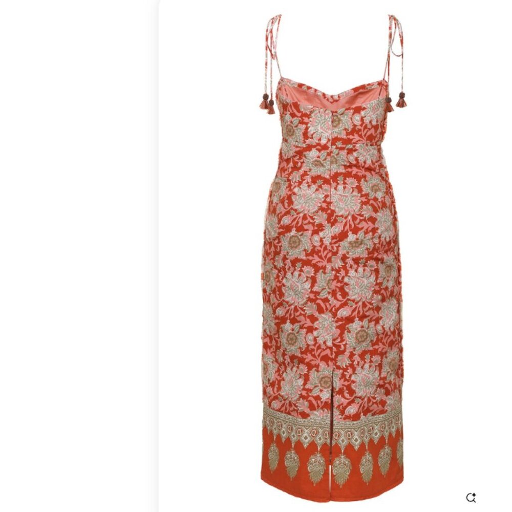 Prettier In Spanish Printed Cotton Slip Dress By Johanna Ortiz - Picture 4 of 14